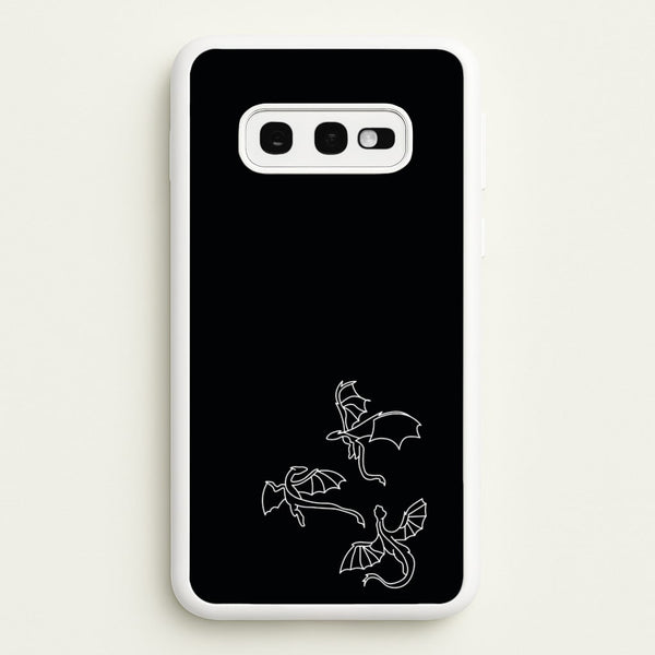 Three Dragons - Dragon Patterns - Dragon Patterns Phone Case for Galaxy S10e