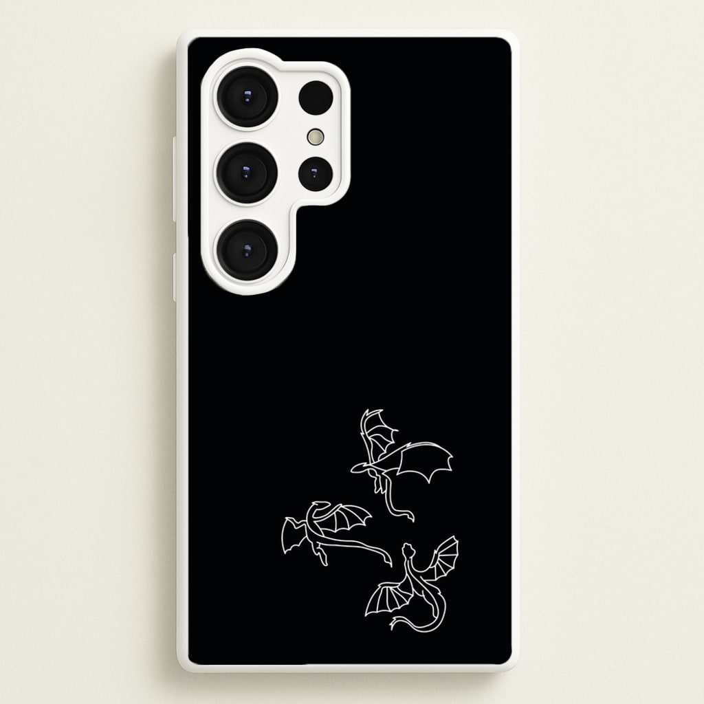 Three Dragons - Dragon Patterns - Dragon Patterns Phone Case for Galaxy S25 Ultra