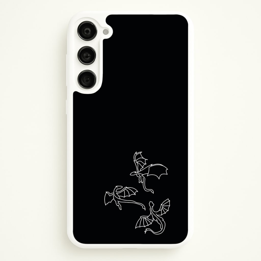 Three Dragons - Dragon Patterns - Dragon Patterns Phone Case for Galaxy S23