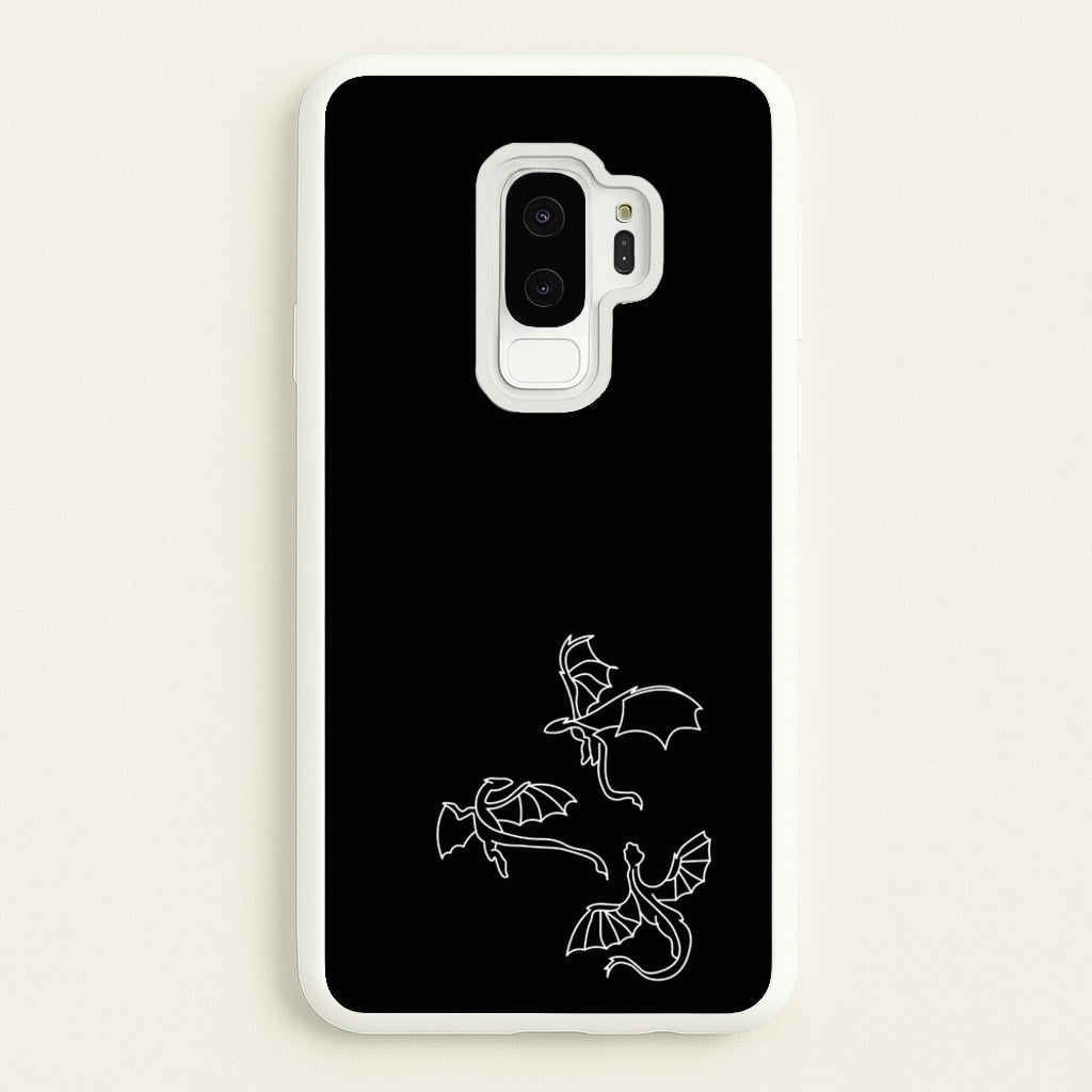 Three Dragons - Dragon Patterns - Dragon Patterns Phone Case for Galaxy S9 Plus