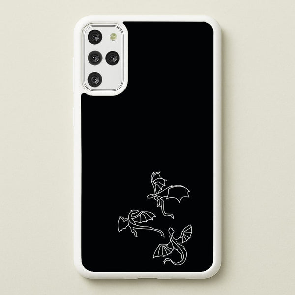Three Dragons - Dragon Patterns - Dragon Patterns Phone Case for Galaxy S20 Plus