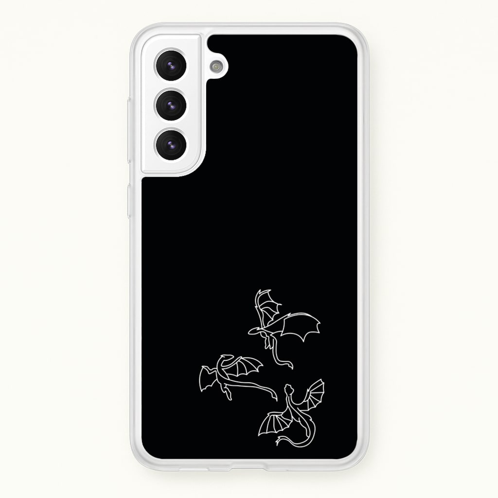 Three Dragons - Dragon Patterns - Dragon Patterns Phone Case for Galaxy S22 Plus