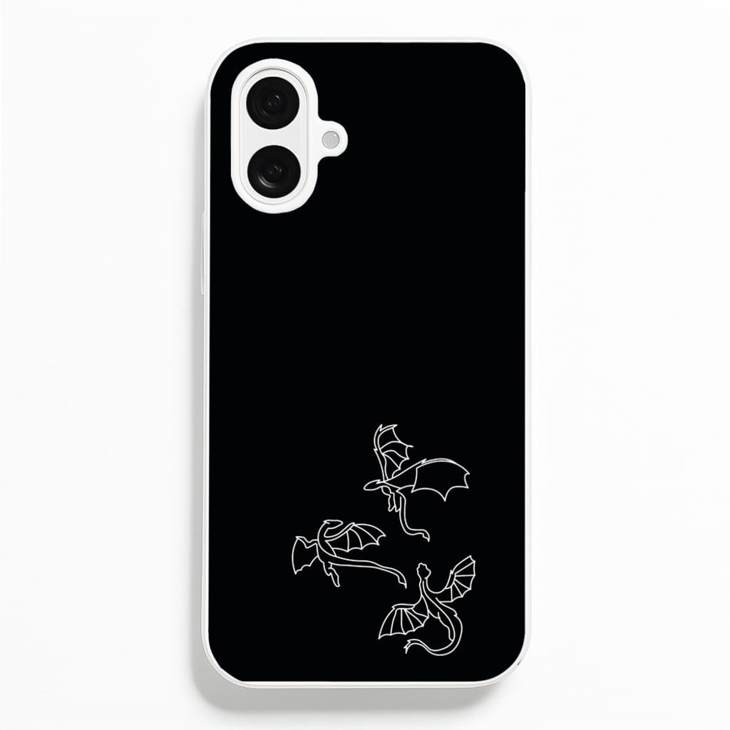 Three Dragons - Dragon Patterns - Dragon Patterns Phone Case for iPhone 16 Plus