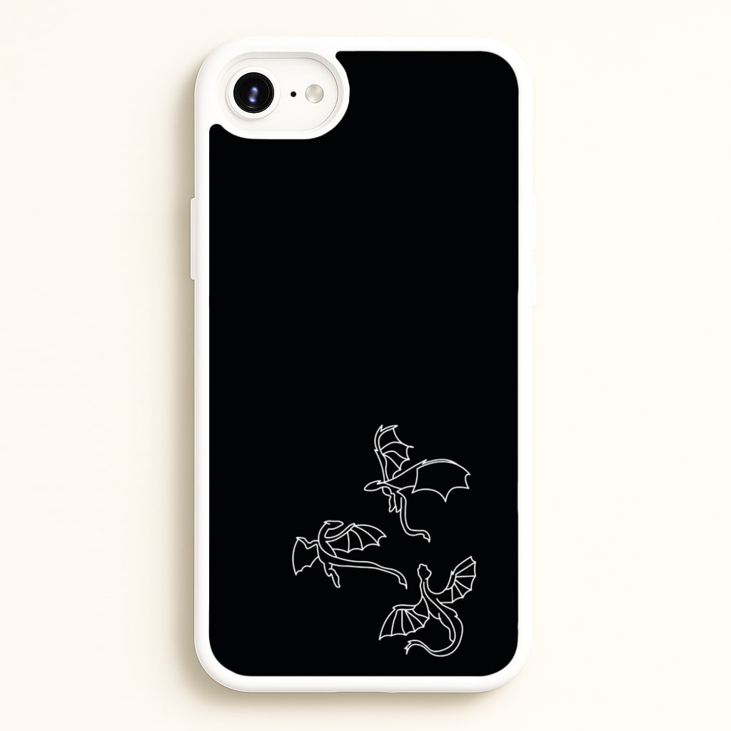 Three Dragons - Dragon Patterns - Dragon Patterns Phone Case for iPhone 6 Plus / 7 Plus / 8 Plus