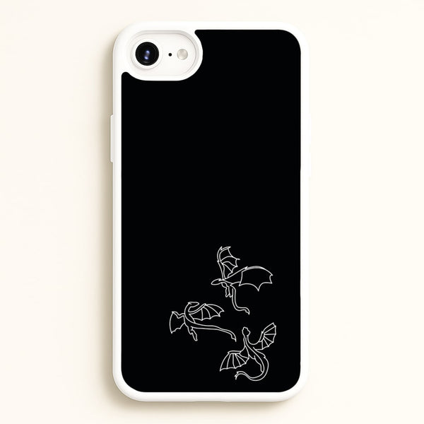 Three Dragons - Dragon Patterns - Dragon Patterns Phone Case for iPhone 6 / 7 / 8 / SE