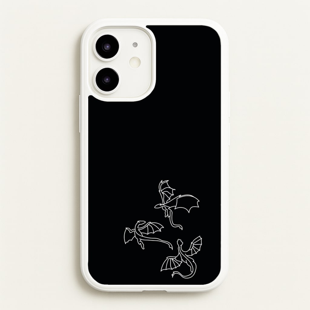 Three Dragons - Dragon Patterns - Dragon Patterns Phone Case for iPhone 12 Mini
