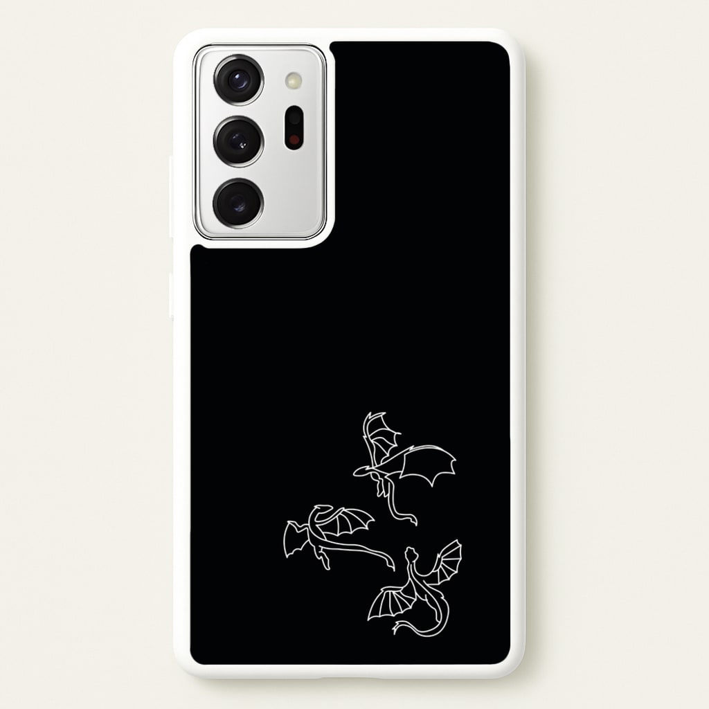 Three Dragons - Dragon Patterns - Dragon Patterns Phone Case for Galaxy Note 20 Ultra