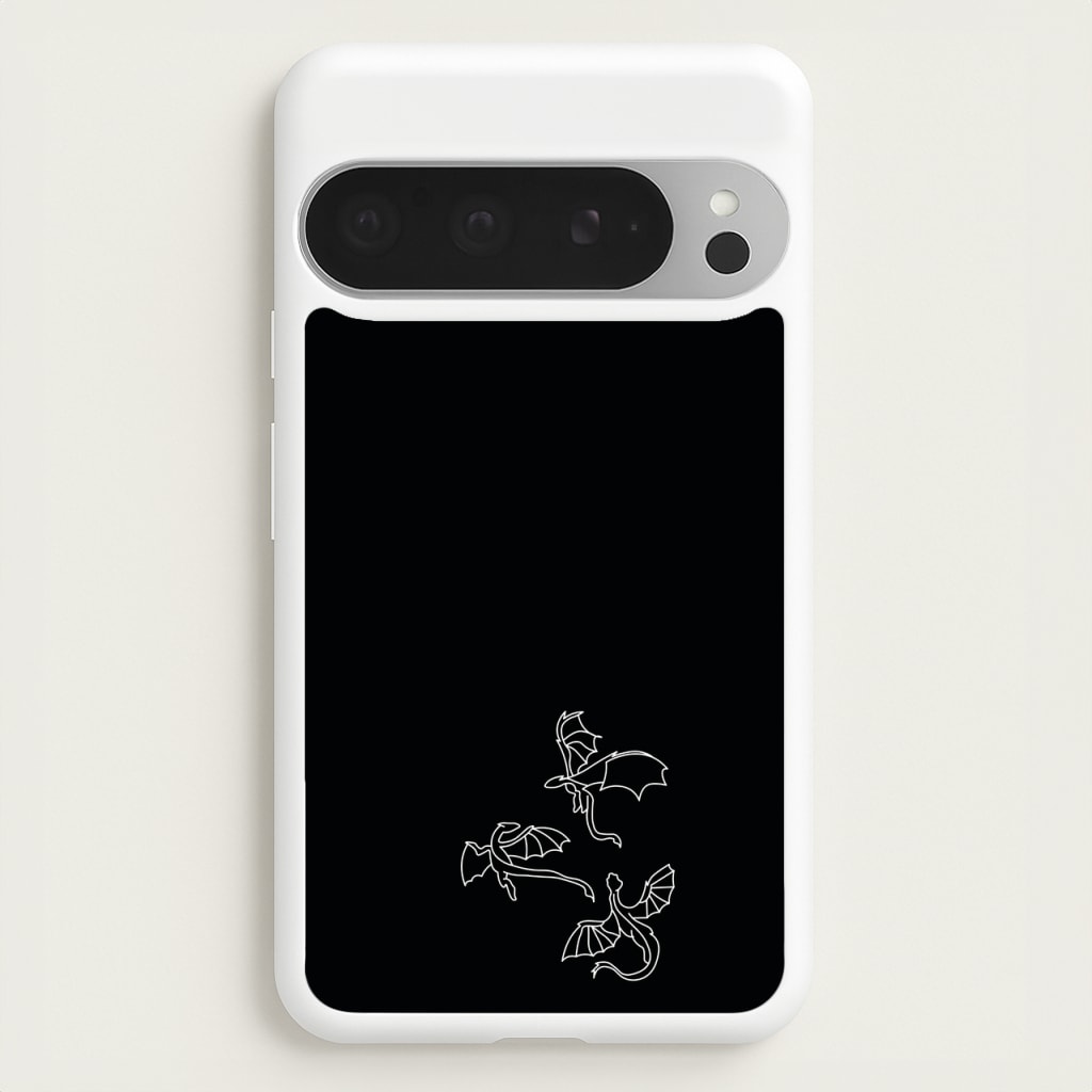 Three Dragons - Dragon Patterns - Dragon Patterns Phone Case for Google Pixel 9 Pro XL