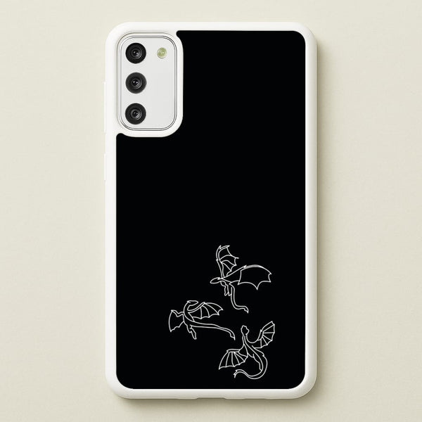 Three Dragons - Dragon Patterns - Dragon Patterns Phone Case for Galaxy S20
