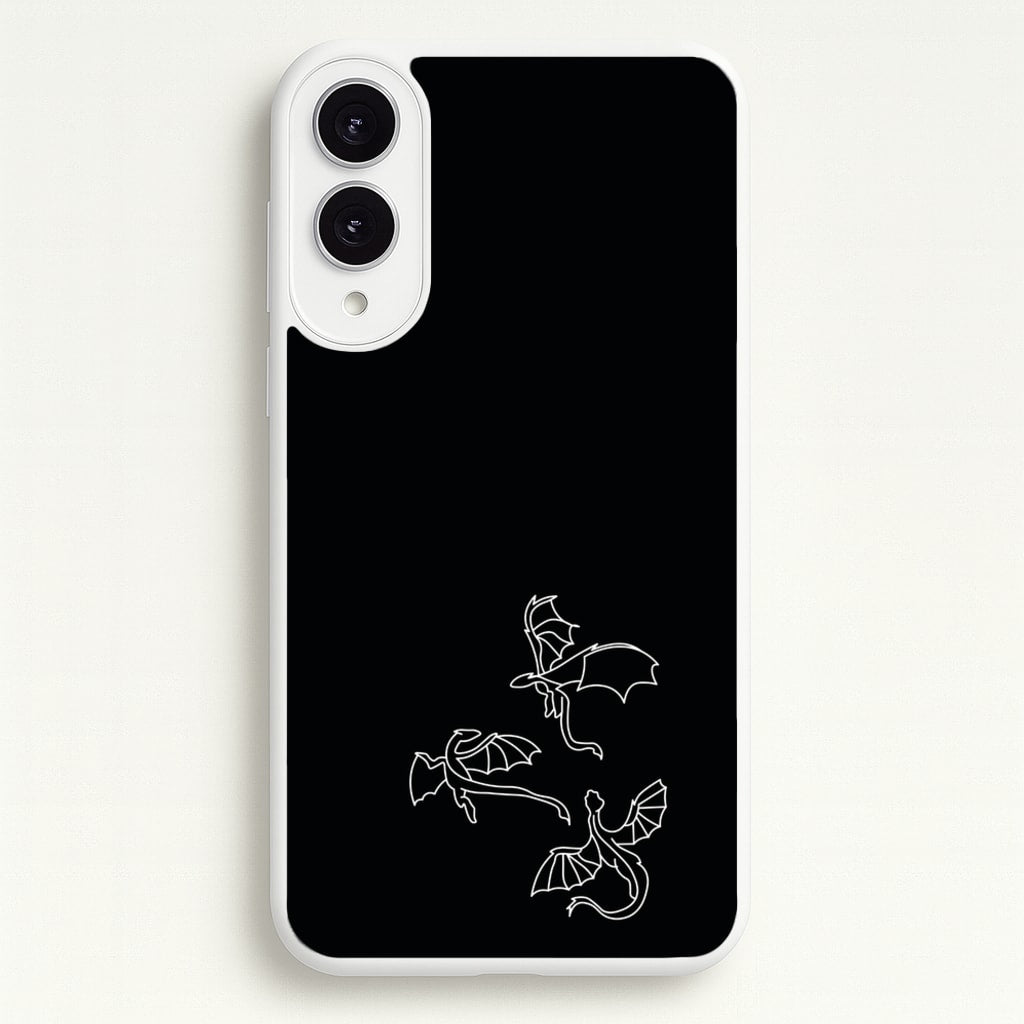 Three Dragons - Dragon Patterns - Dragon Patterns Phone Case for Galaxy S25 Edge