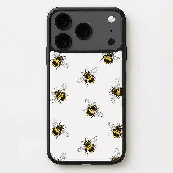 Bumblebee Pattern Phone Case for iPhone 17 Pro Max