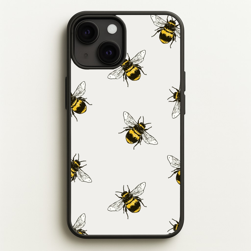 Bumblebee Pattern - Easter Phone Case for iPhone 13 Mini