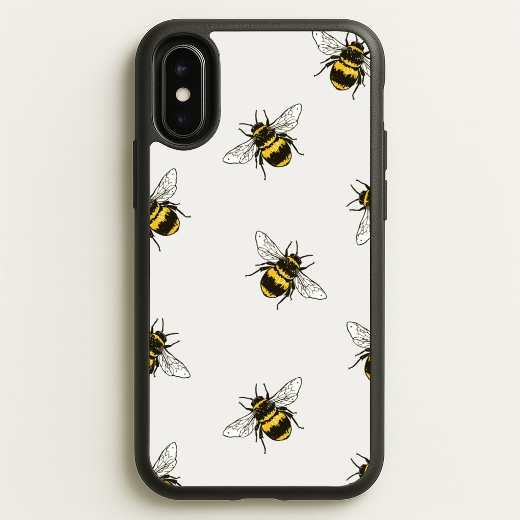 Bumblebee Pattern - Easter Phone Case for iPhone X / XS