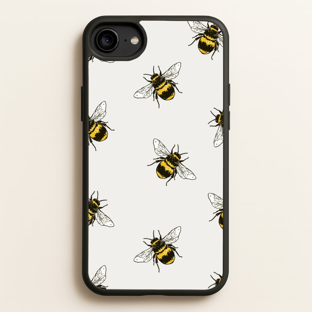 Bumblebee Pattern - Easter Phone Case for iPhone 6 / 7 / 8 / SE