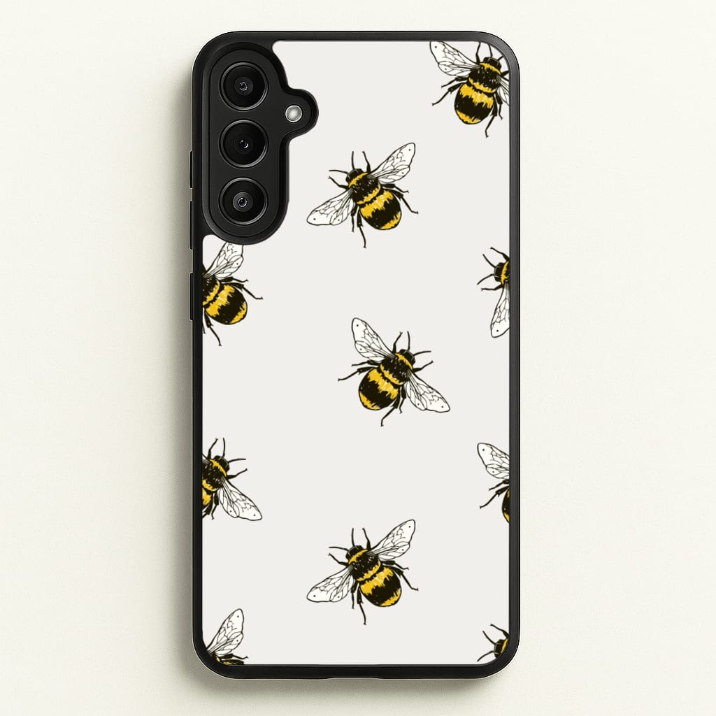 Bumblebee Pattern - Easter Phone Case for Galaxy A34