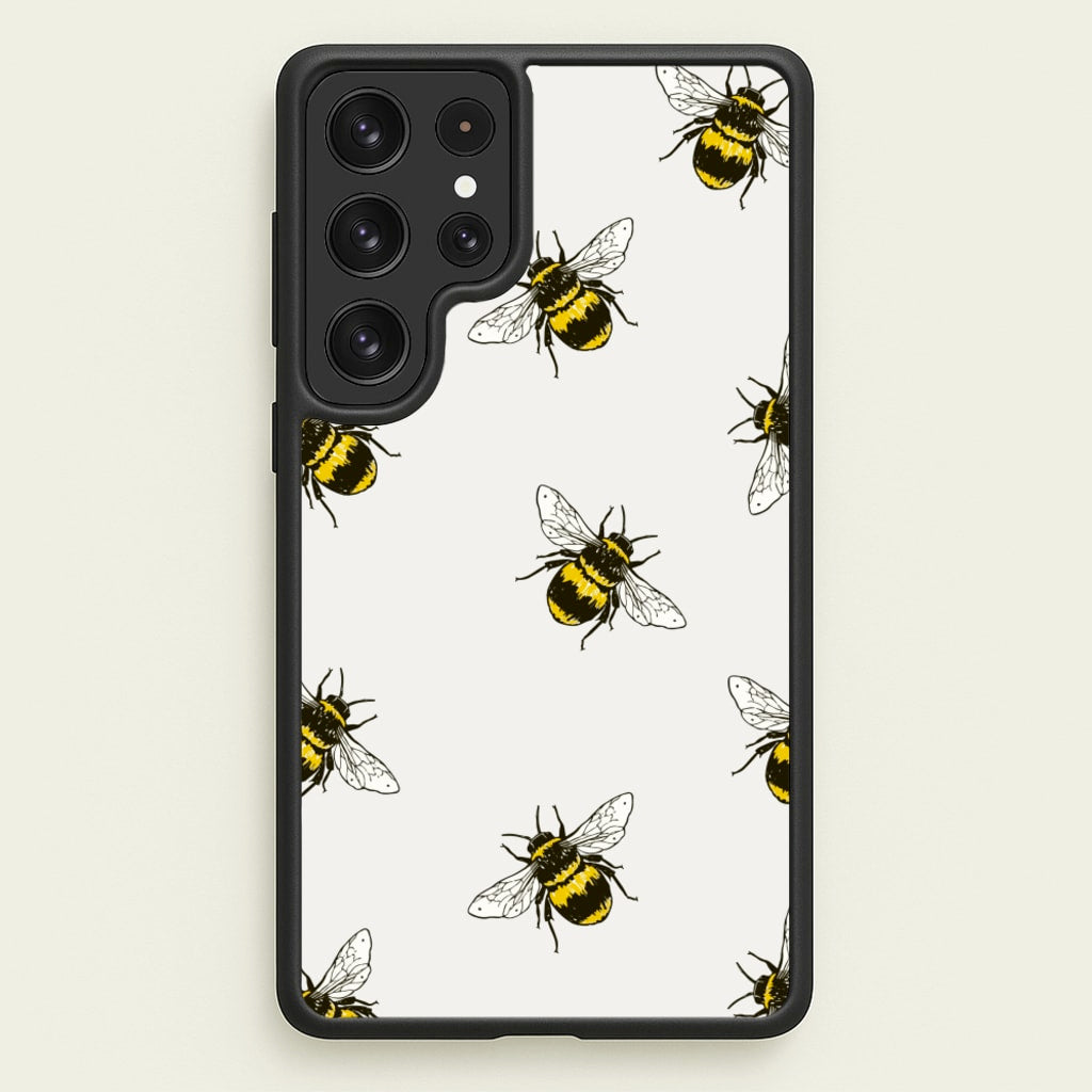 Bumblebee Pattern - Easter Phone Case for Galaxy S23 Ultra