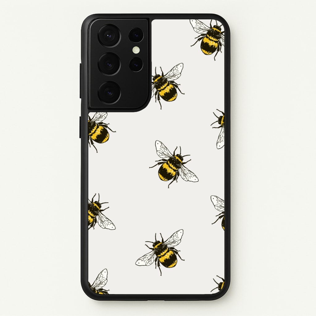 Bumblebee Pattern - Easter Phone Case for Galaxy S21 Ultra