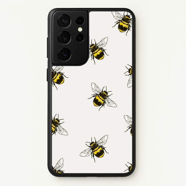 Bumblebee Pattern - Easter Phone Case for Galaxy S21 Ultra