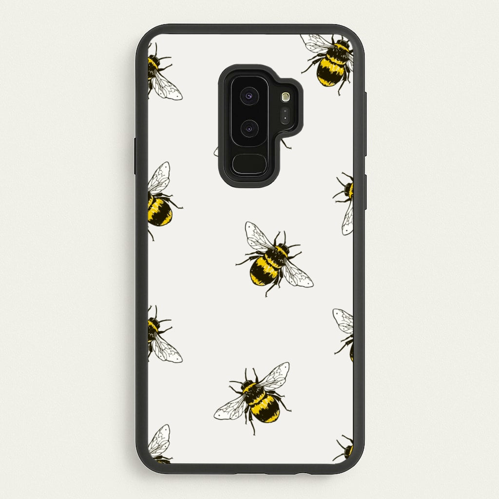 Bumblebee Pattern - Easter Phone Case for Galaxy S9 Plus