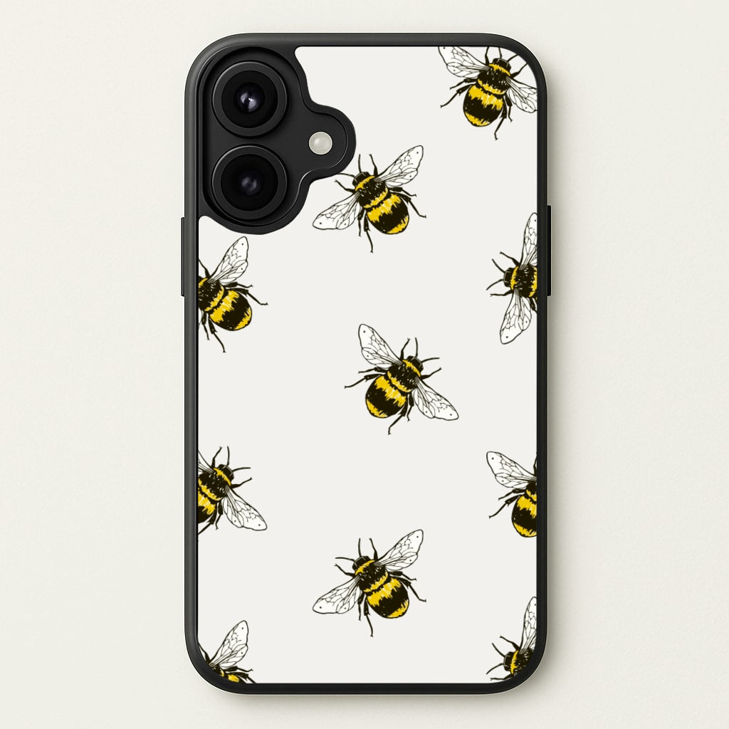 Bumblebee Pattern Phone Case for iPhone 17