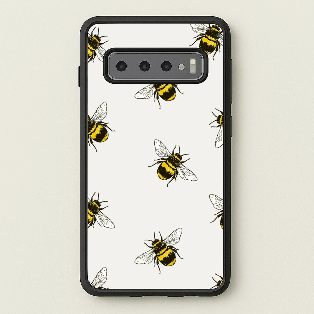 Bumblebee Pattern - Easter Phone Case for Galaxy S10