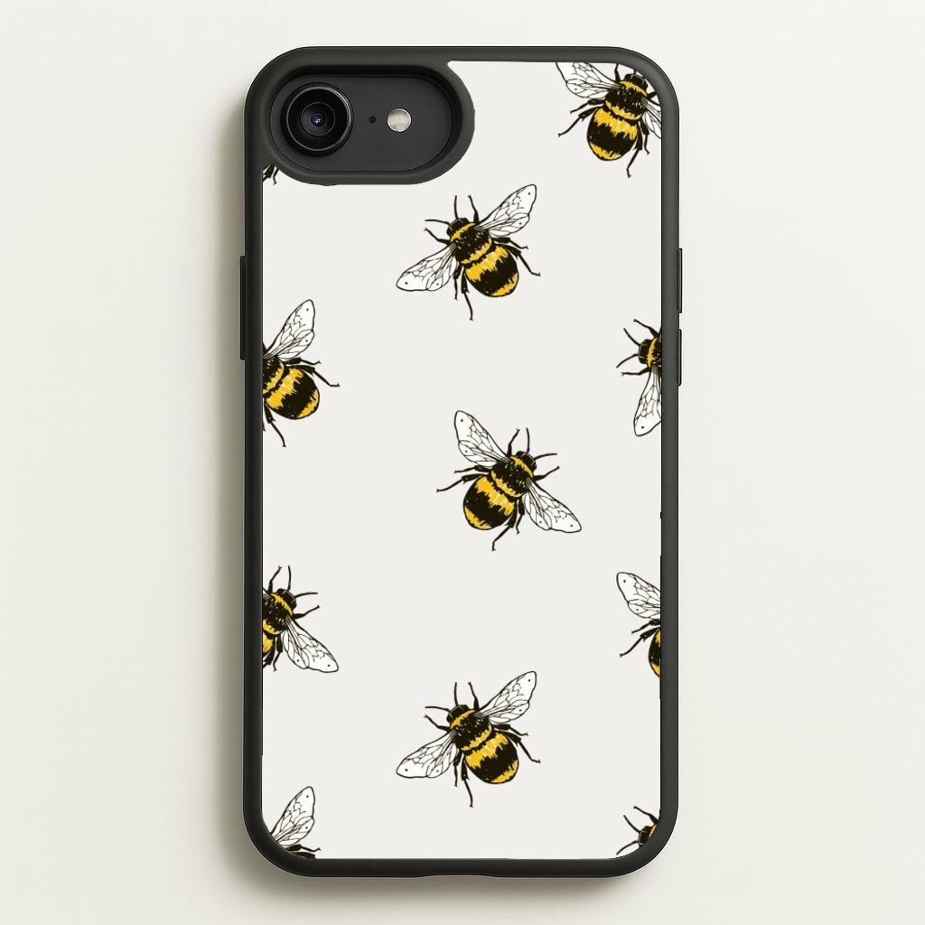 Bumblebee Pattern - Easter Phone Case for iPhone 6 Plus / 7 Plus / 8 Plus