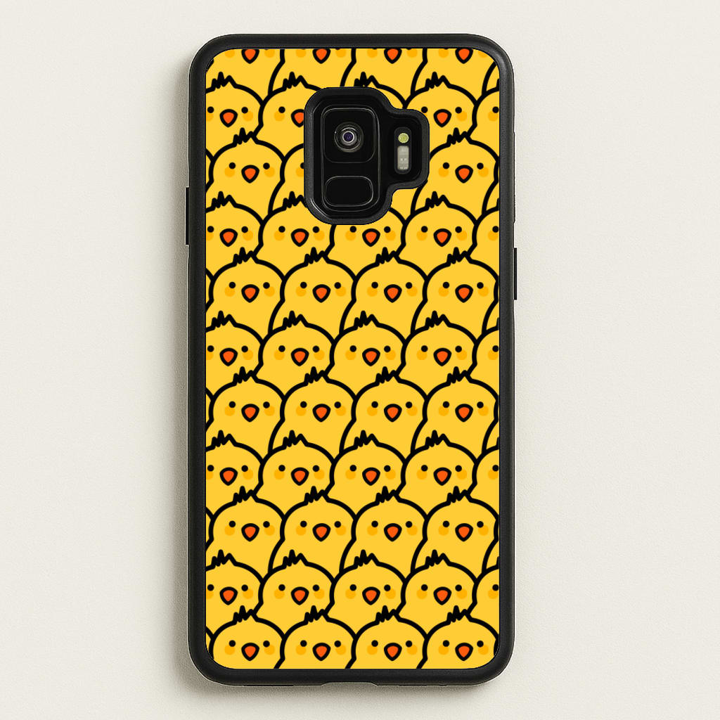 Chick Pattern - Easter Phone Case for Galaxy S9