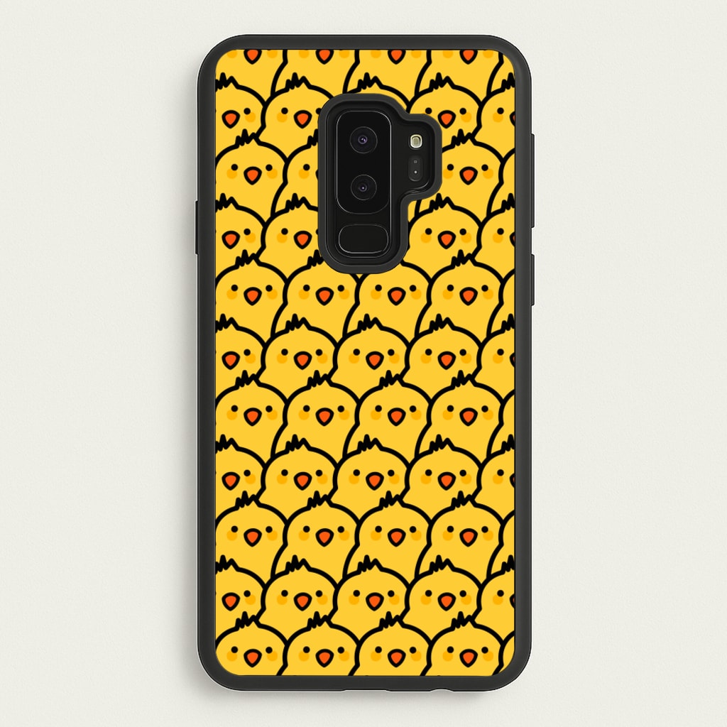 Chick Pattern - Easter Phone Case for Galaxy S9 Plus