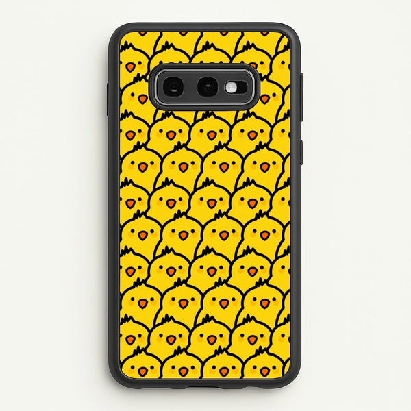 Chick Pattern - Easter Phone Case for Galaxy S10e