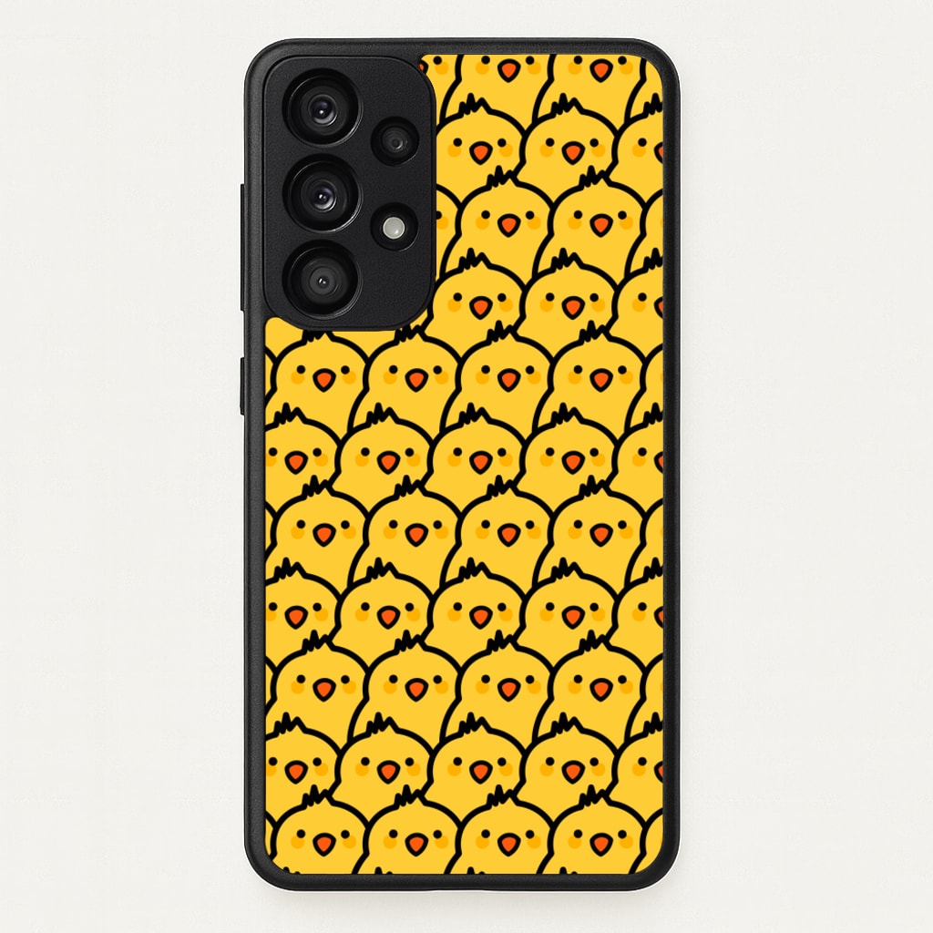 Chick Pattern - Easter Phone Case for Galaxy A53