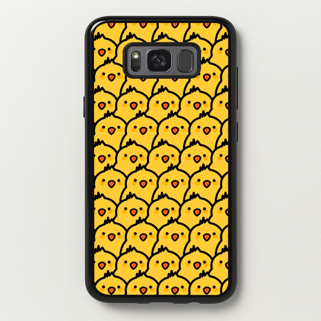 Chick Pattern - Easter Phone Case for Galaxy S8