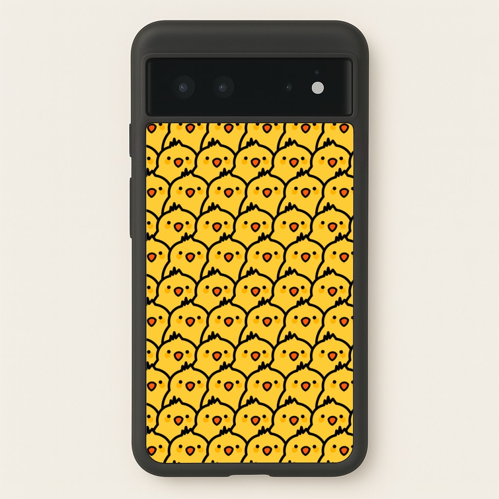 Chick Pattern - Easter Phone Case for Google Pixel 6