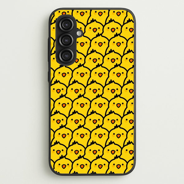 Chick Pattern - Easter Phone Case for Galaxy S23FE