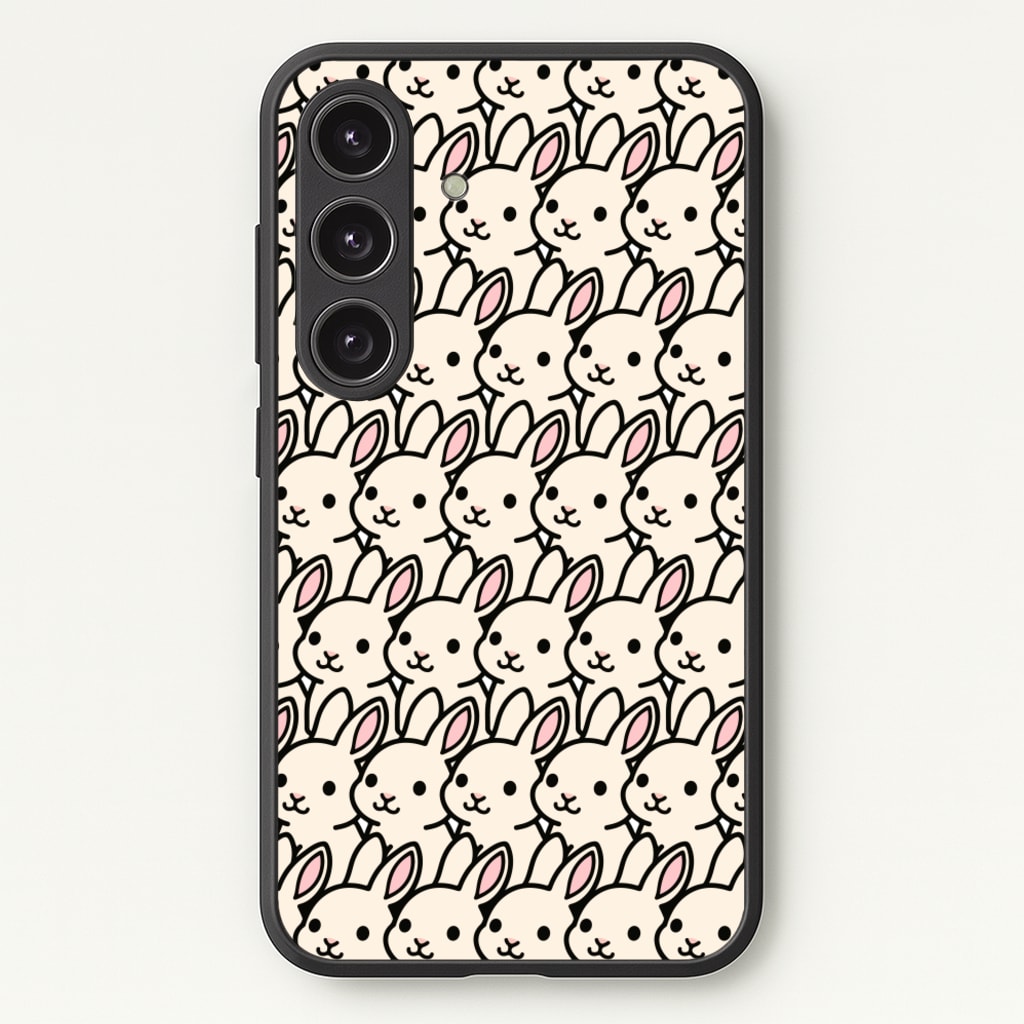 Bunny Rabbit Pattern - Easter Phone Case for Galaxy S25