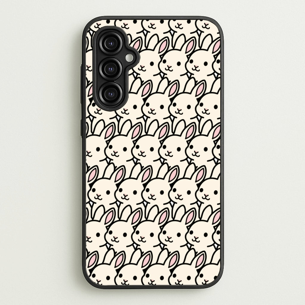 Bunny Rabbit Pattern - Easter Phone Case for Galaxy A14