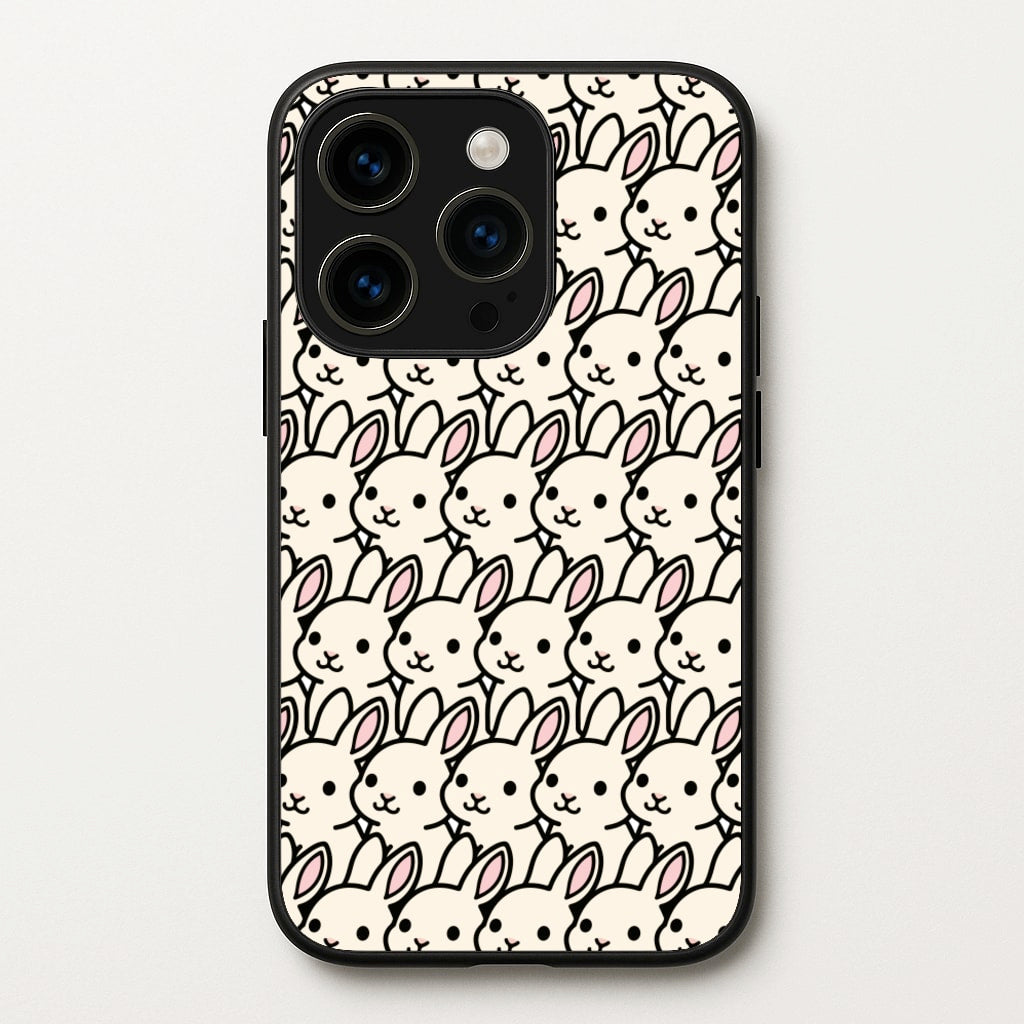 Bunny Rabbit Pattern - Easter Phone Case for iPhone 15 Pro
