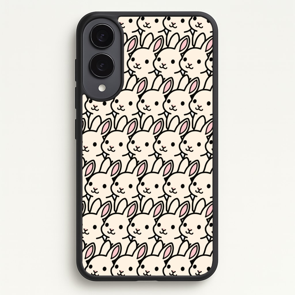 Bunny Rabbit Pattern - Easter Phone Case for Galaxy S25 Edge