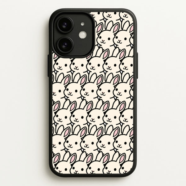 Bunny Rabbit Pattern - Easter Phone Case for iPhone 11