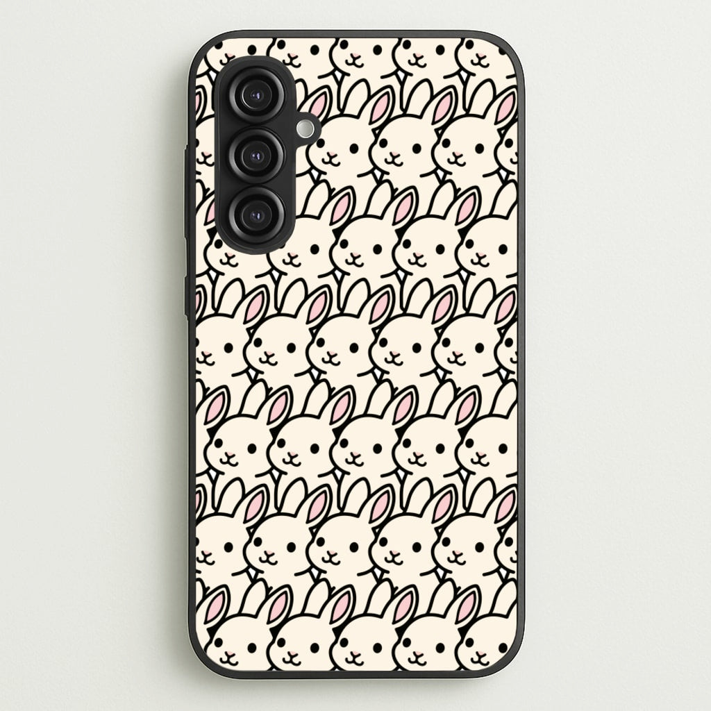 Bunny Rabbit Pattern - Easter Phone Case for Galaxy S23FE