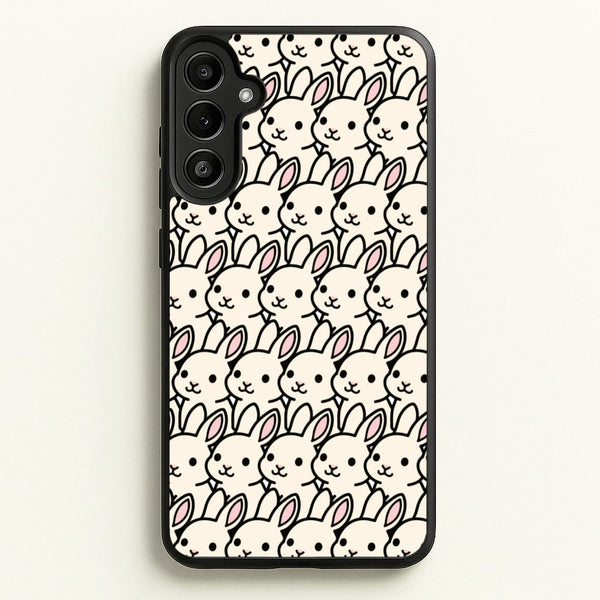 Bunny Rabbit Pattern - Easter Phone Case for Galaxy A34