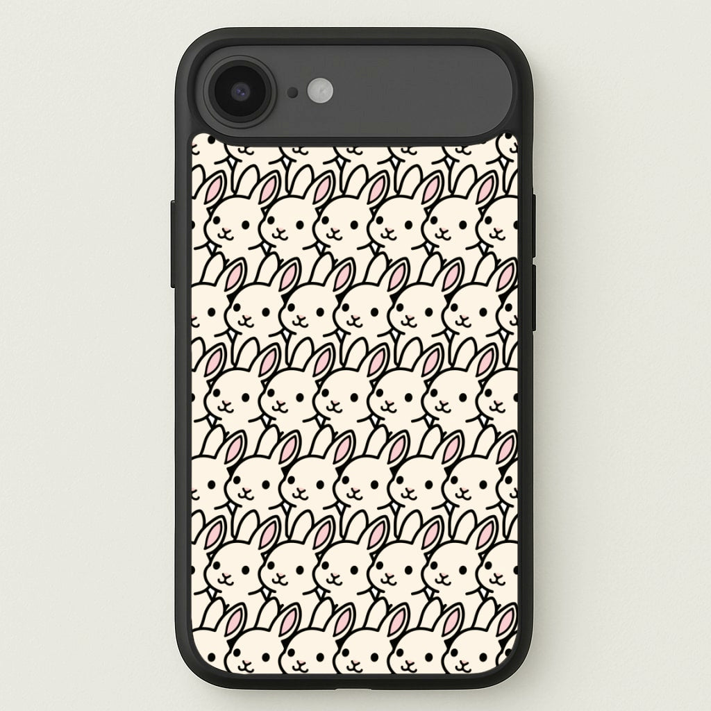 Bunny Rabbit Pattern Phone Case for iPhone 17 Air