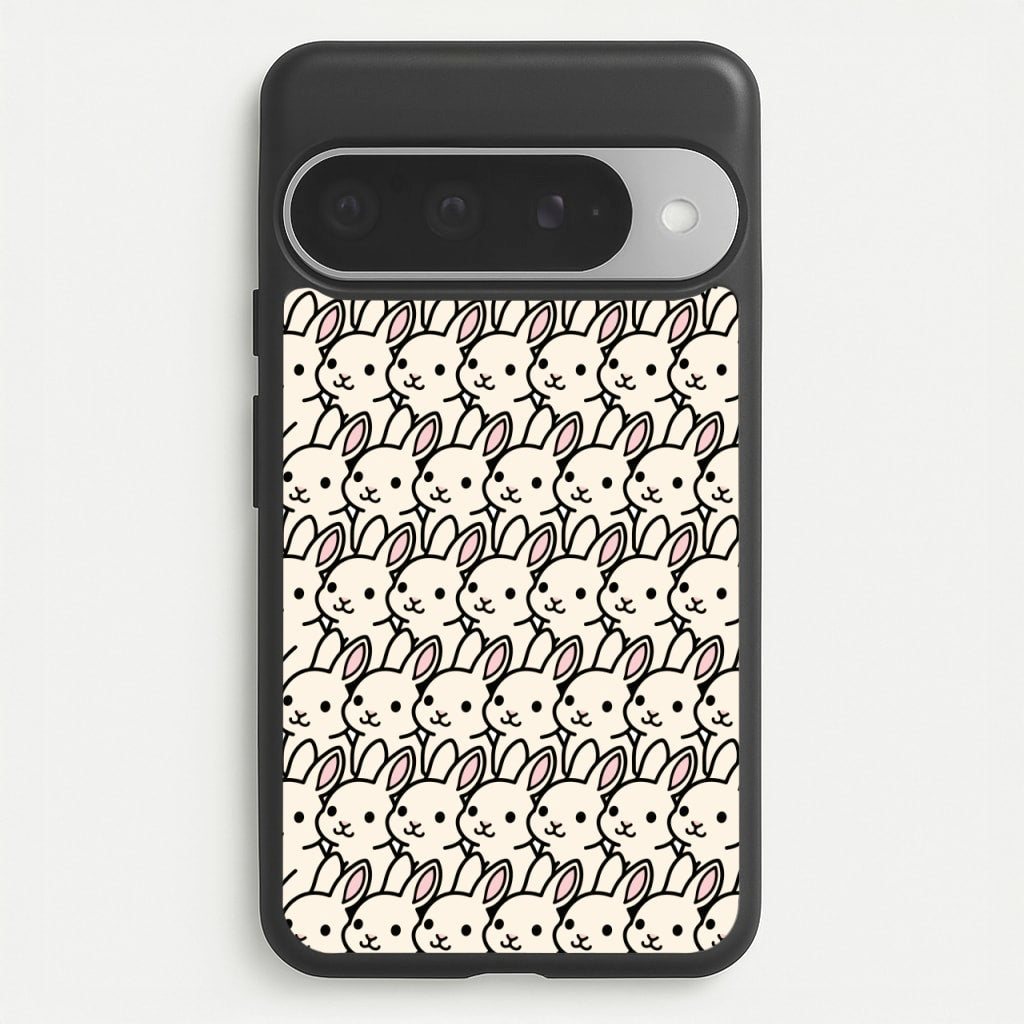 Bunny Rabbit Pattern Phone Case for Google Pixel 10 Pro XL