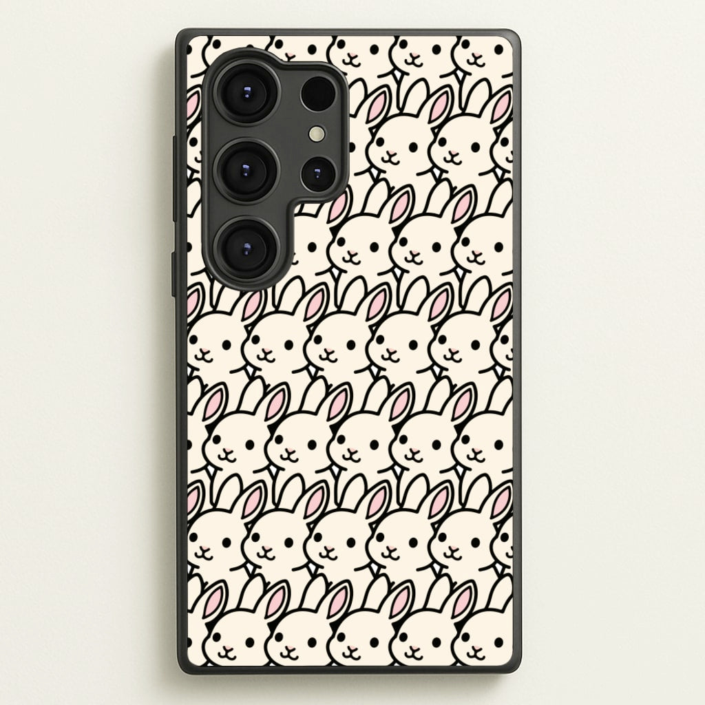 Bunny Rabbit Pattern - Easter Phone Case for Galaxy S25 Ultra
