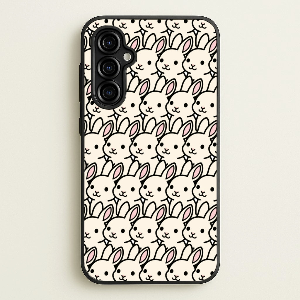 Bunny Rabbit Pattern - Easter Phone Case for Galaxy A54