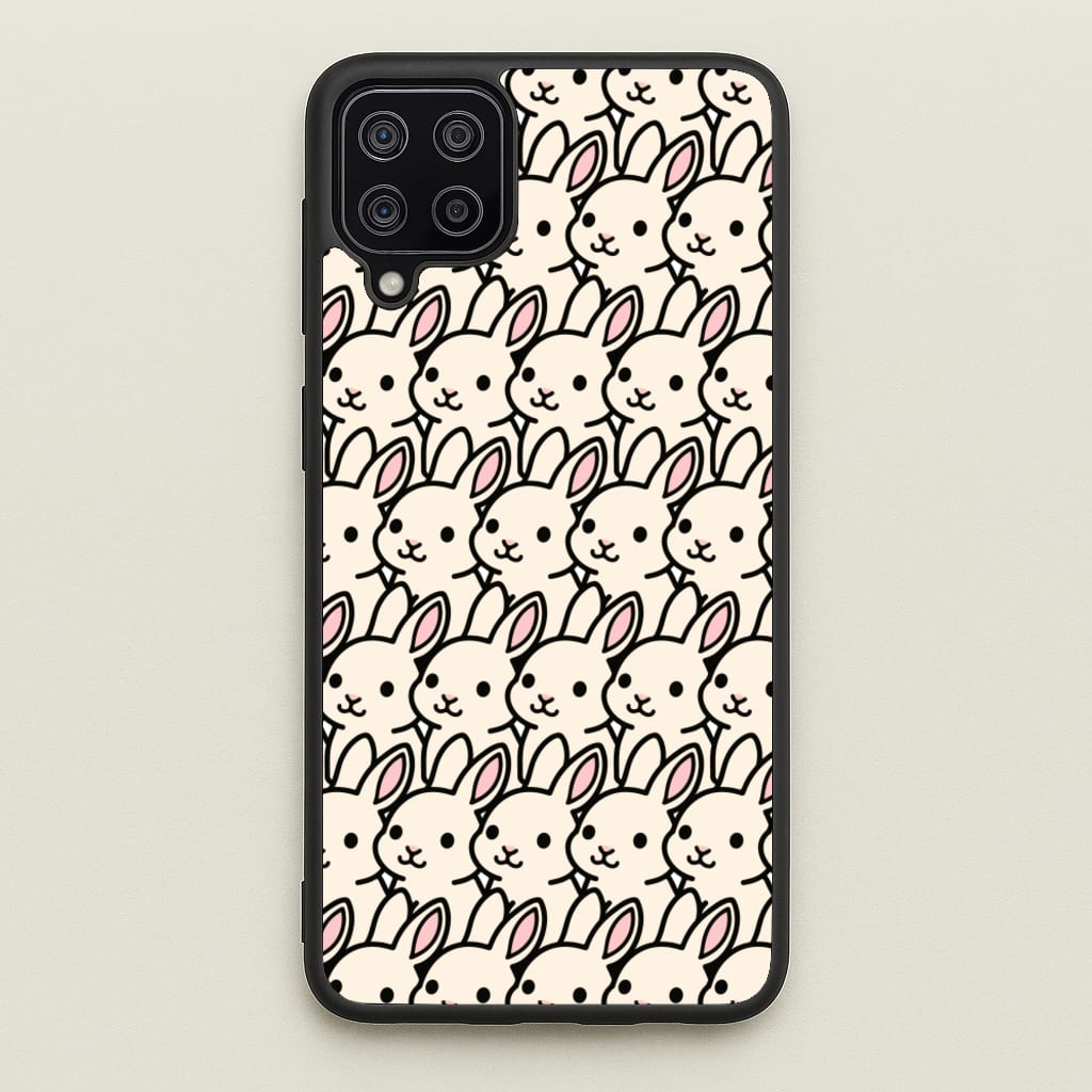 Bunny Rabbit Pattern - Easter Phone Case for Galaxy A12