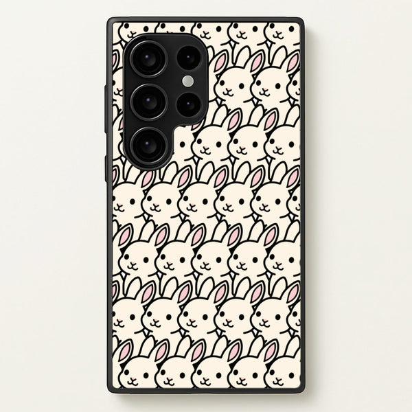 Bunny Rabbit Pattern - Easter Phone Case for Galaxy S24 Ultra