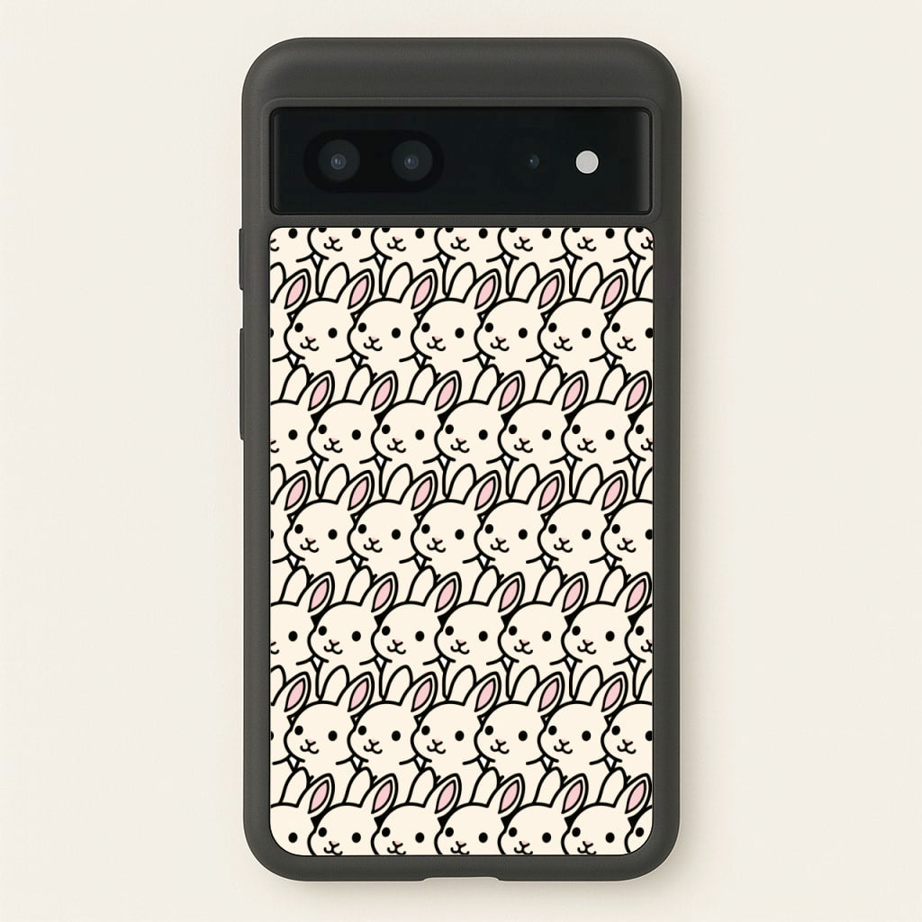 Bunny Rabbit Pattern - Easter Phone Case for Google Pixel 7