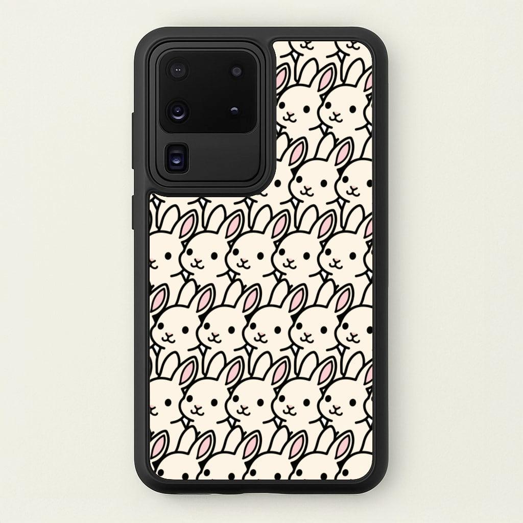Bunny Rabbit Pattern - Easter Phone Case for Galaxy S20 Ultra