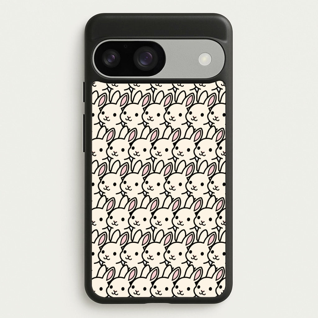 Bunny Rabbit Pattern - Easter Phone Case for Google Pixel 9 / 9 Pro