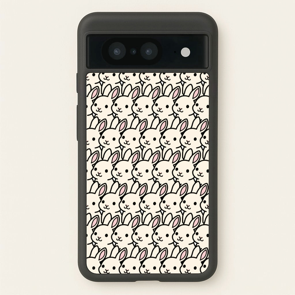 Bunny Rabbit Pattern - Easter Phone Case for Google Pixel 8